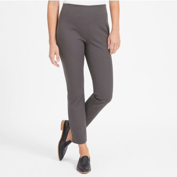 Everlane side zip stretch trousers size 4 slate gray - Picture 4 of 10